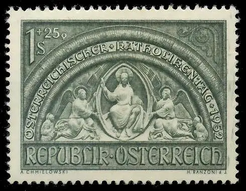 ÖSTERREICH 1952 Nr 977 postfrisch 1F551E