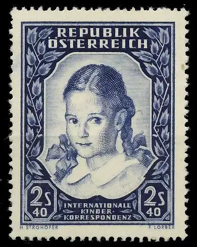 ÖSTERREICH 1952 Nr 976 postfrisch 1F5522