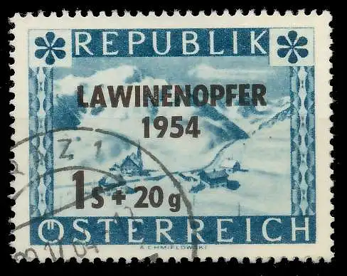 ÖSTERREICH 1954 Nr 998 gestempelt 1F558E