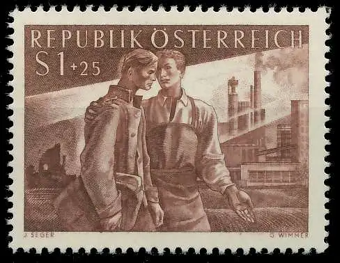 ÖSTERREICH 1955 Nr 1019 postfrisch 1F560E