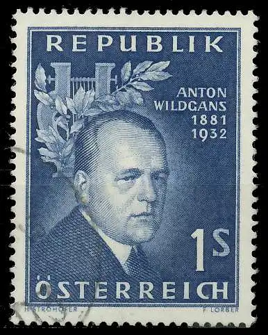 ÖSTERREICH 1957 Nr 1033 gestempelt 1F568E