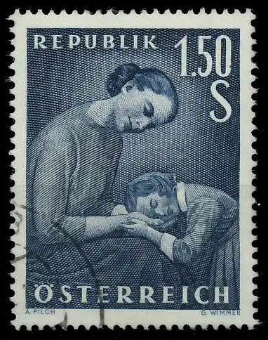 ÖSTERREICH 1958 Nr 1042 gestempelt 1F56A6