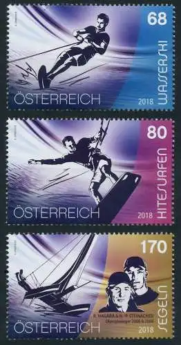 ÖSTERREICH 2018 Nr 3396-3398 gestempelt 1F9312