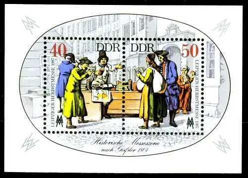 DDR BLOCK KLEINBOGEN Block 88 postfrisch SCCDA3A