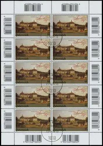 ÖSTERREICH BLOCK KLEINBOGEN Nr 2866 gestempelt KLEINBG 21745A