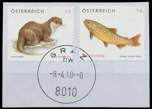 ÖSTERREICH 2010 Nr 2847-2848 gestempelt 219D82