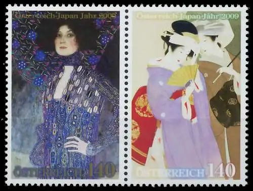 ÖSTERREICH 2009 Nr 2835+2836 postfrisch WAAGR PAAR 21A2E2