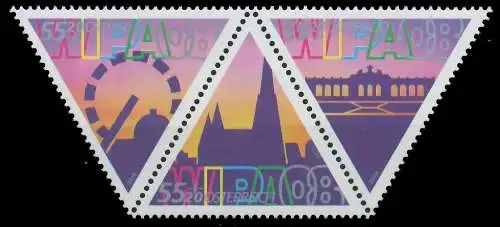 ÖSTERREICH 2008 Nr 2764 66 WZdb postfrisch 3ER STR 21E992