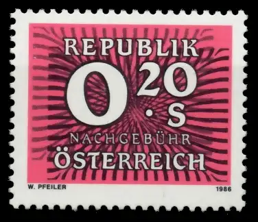 ÖSTERREICH PORTOMARKEN 1985 89 Nr 261 postfrisch 6F21CE