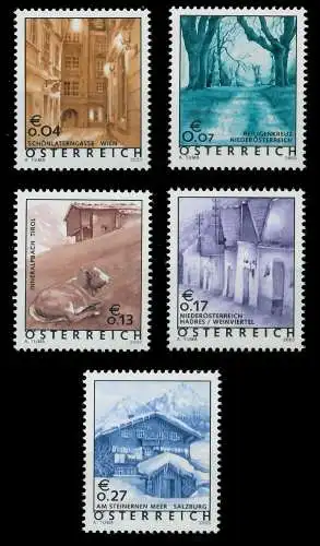 ÖSTERREICH DS FERIENLAND Nr 2420-2424 postfrisch 2279AE