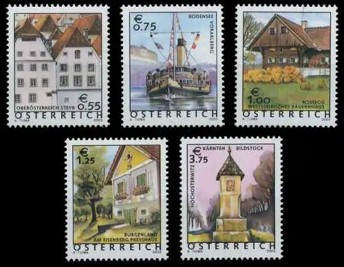 ÖSTERREICH DS FERIENLAND Nr 2415-2419 postfrisch SD0C072