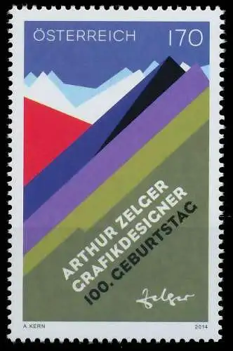 ÖSTERREICH 2014 Nr 3176 postfrisch SD1495A