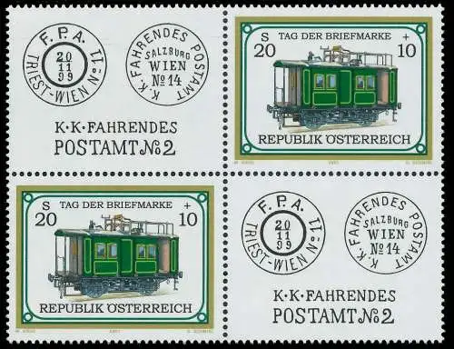 ÖSTERREICH 2001 Nr 2345 VBb postfrisch VIERERBLOCK 23994A