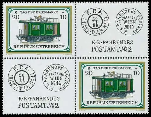 ÖSTERREICH 2001 Nr 2345 VBa postfrisch VIERERBLOCK 23994E