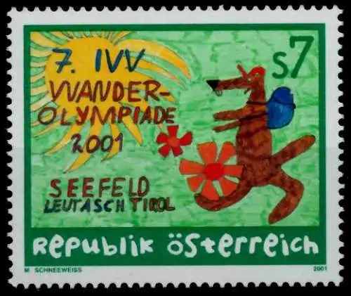 ÖSTERREICH 2001 Nr 2349 postfrisch SD197DA