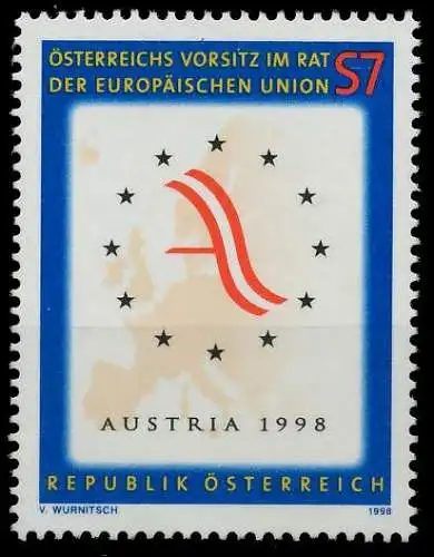 ÖSTERREICH 1998 Nr 2261 postfrisch SD19DBE