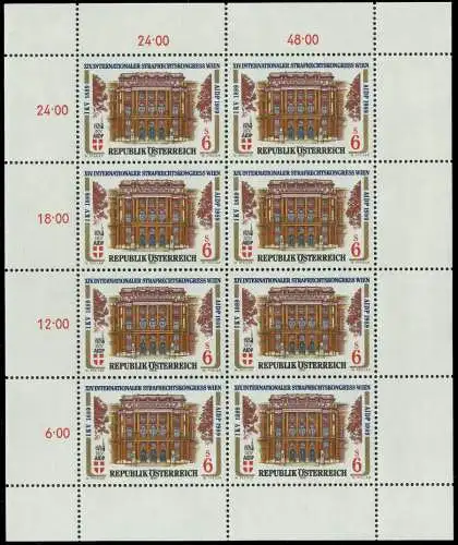 ÖSTERREICH BLOCK KLEINBOGEN Nr 1971 postfrisch KLEINBG 23F24A