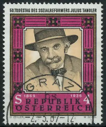 ÖSTERREICH 1986 Nr 1856 gestempelt 23F332