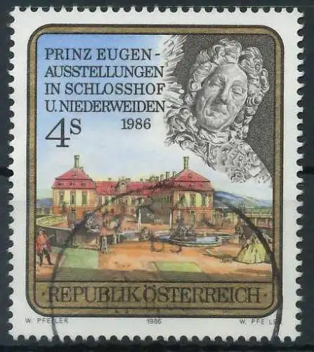 ÖSTERREICH 1986 Nr 1845 gestempelt 23F336