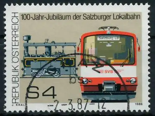 ÖSTERREICH 1986 Nr 1854 gestempelt 23F342