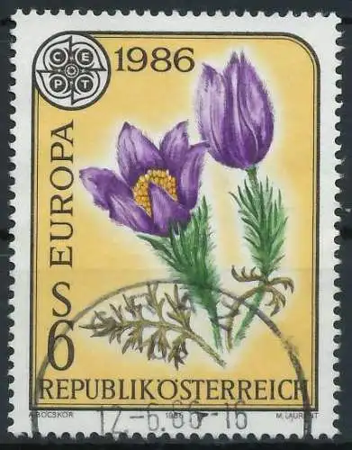 ÖSTERREICH 1986 Nr 1848 gestempelt 23F362