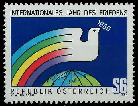 ÖSTERREICH 1986 Nr 1837 postfrisch 23F38E