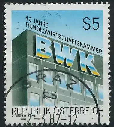 ÖSTERREICH 1986 Nr 1871 gestempelt 23F3AE