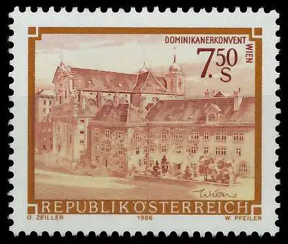 ÖSTERREICH DS STIFTE KLÖSTER Nr 1863 postfrisch 23F43A