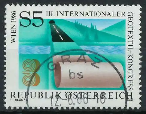 ÖSTERREICH 1986 Nr 1844 gestempelt 23F43E