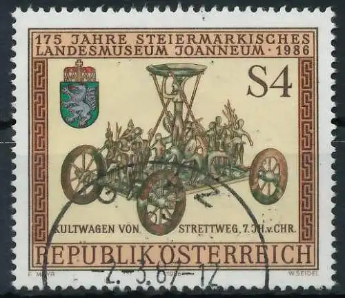 ÖSTERREICH 1986 Nr 1868 gestempelt 23F456