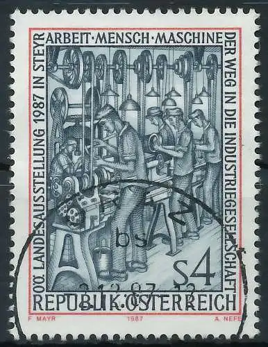 ÖSTERREICH 1987 Nr 1880 gestempelt 23F49A