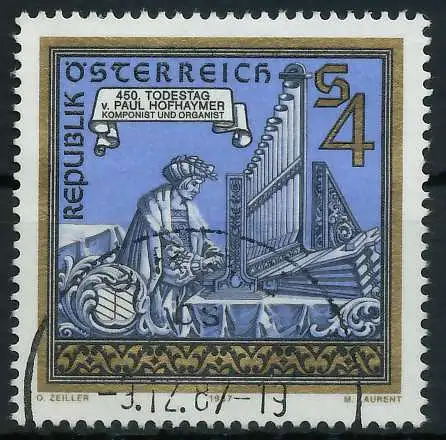 ÖSTERREICH 1987 Nr 1899 gestempelt 23F4C6