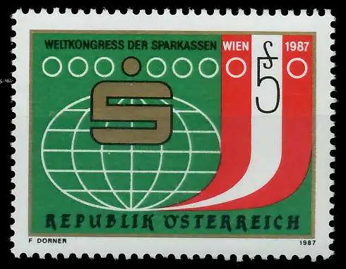 ÖSTERREICH 1987 Nr 1898 postfrisch 23F4FA