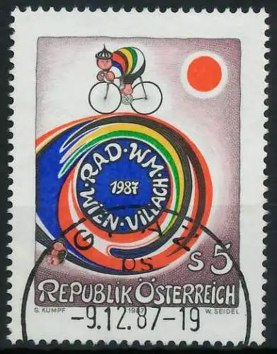 ÖSTERREICH 1987 Nr 1897 gestempelt 23F516