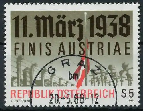 ÖSTERREICH 1988 Nr 1914 gestempelt 23F576