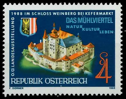 ÖSTERREICH 1988 Nr 1924 postfrisch 23F5DA