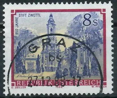 ÖSTERREICH DS STIFTE KLÖSTER Nr 1925 gestempelt 23F5FA