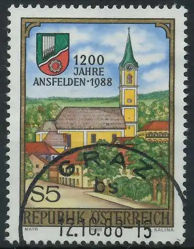 ÖSTERREICH 1988 Nr 1935 gestempelt 23F656