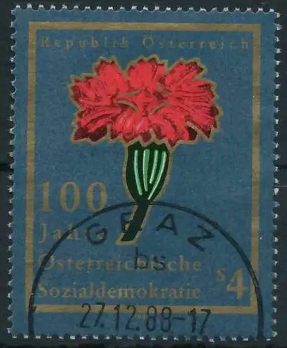 ÖSTERREICH 1988 Nr 1940 gestempelt 23F66E