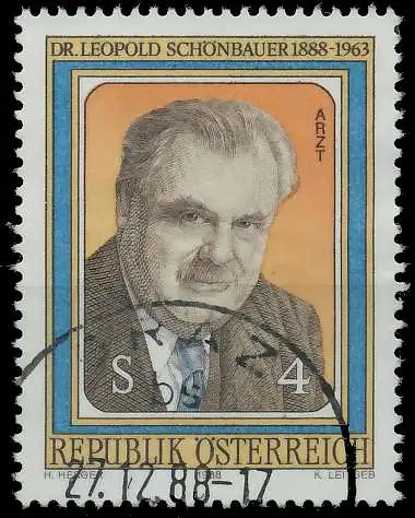 ÖSTERREICH 1988 Nr 1941 gestempelt 23F676