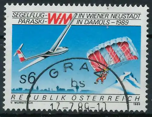 ÖSTERREICH 1989 Nr 1947 gestempelt 23F69A