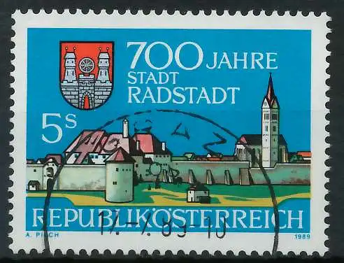 ÖSTERREICH 1989 Nr 1955 gestempelt 23F6E6