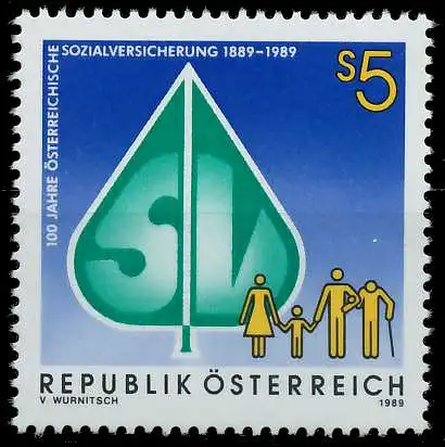 ÖSTERREICH 1989 Nr 1965 postfrisch 23F71E