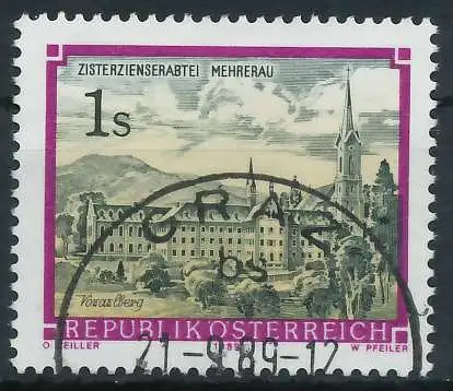 ÖSTERREICH DS STIFTE KLÖSTER Nr 1967 gestempelt 23F736