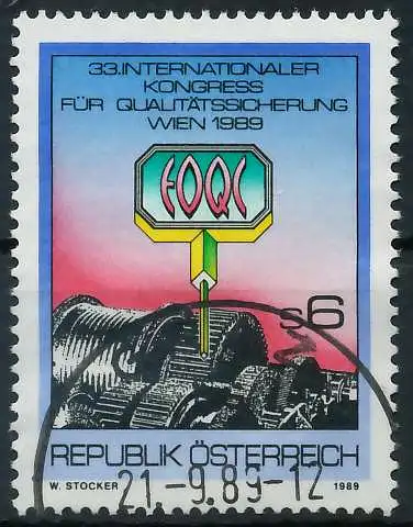 ÖSTERREICH 1989 Nr 1970 gestempelt 23F752