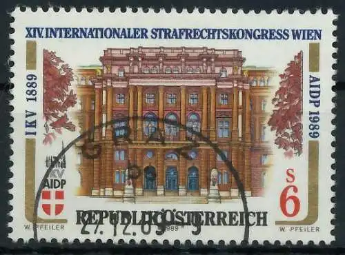 ÖSTERREICH 1989 Nr 1971 gestempelt 23F756