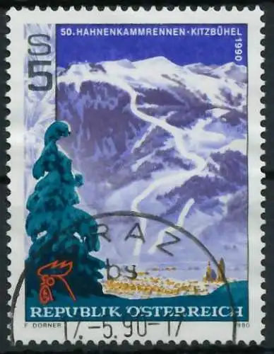 ÖSTERREICH 1990 Nr 1979 gestempelt 23F792