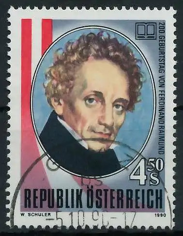 ÖSTERREICH 1990 Nr 1993 gestempelt 23F802