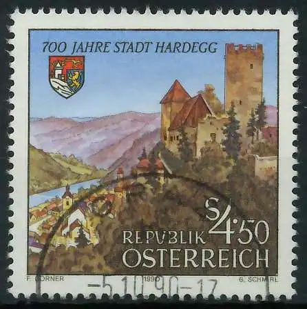 ÖSTERREICH 1990 Nr 1995 gestempelt 23F812