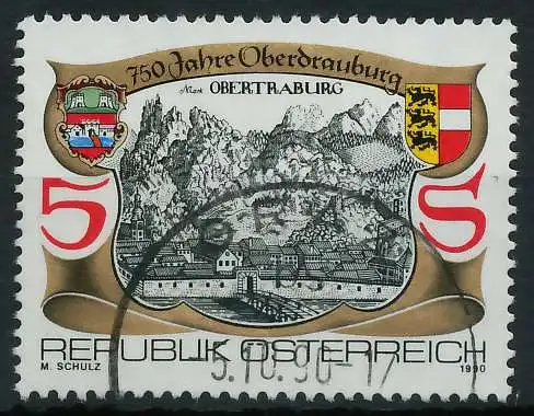 ÖSTERREICH 1990 Nr 1996 gestempelt 23F81A